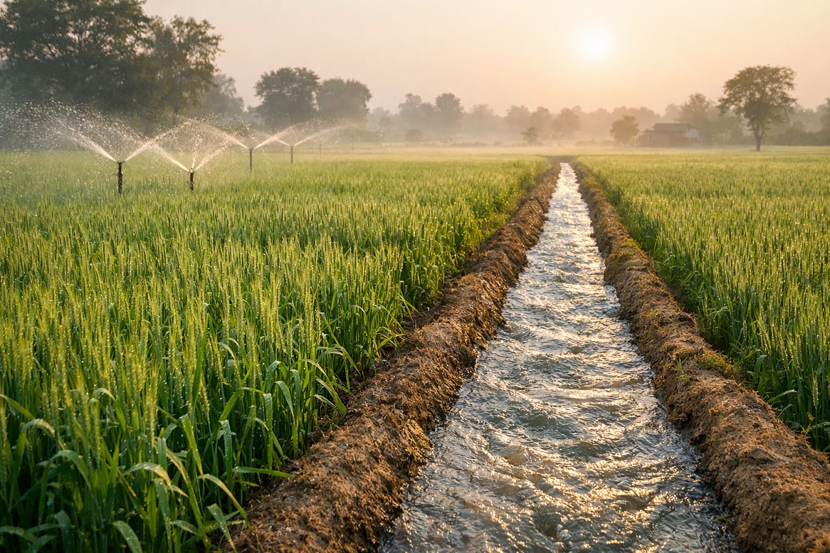 Irrigation practices for wheat crop in Indian fields